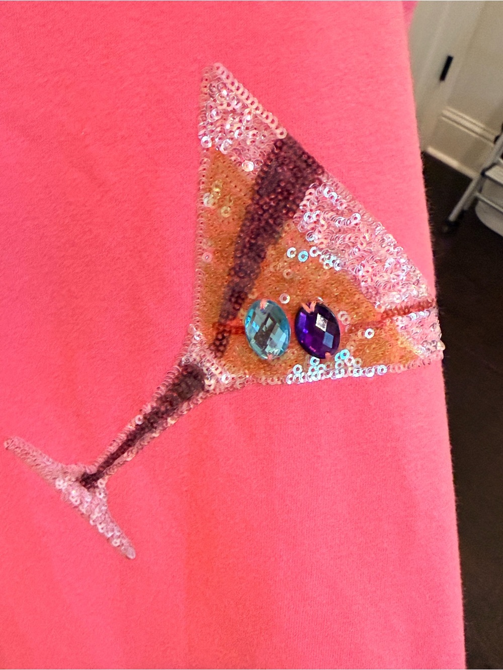 QUEEN OF SPARKLES Dirty Martini Pink Dress - Picture 8 of 9